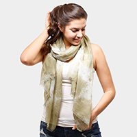 Glitter Cactus Oblong Scarf