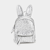 Sequin Cute Bunny Ears Mini Backpack Bag