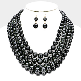 5Row Strand Pearl Necklace