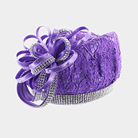 Ribbon Bow Lace Beret Hat