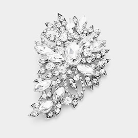 Crystal Bouquet Pin Brooch / Pendant