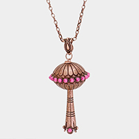 Single Squash Blossom Pendant Necklace