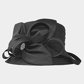 Bow Accented Dressy Hat