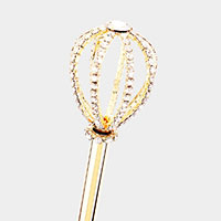 Pave Crystal Round Scepter