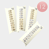 12 Set of 10 - Split Layer Metal Toe Rings