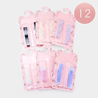 12Pairs - Assorted Silicone Adjustable Bra Straps