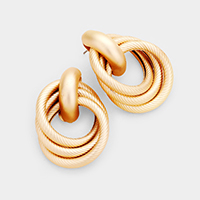 Metal Door Knocker Earrings