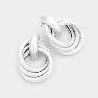 Metal Door Knocker Earrings