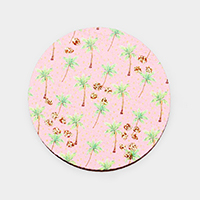 Watercolor Palm Tree Self Adhesive Charm for Phone Holder