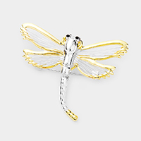 Wire Dragonfly Metal 
Brooch / Pendant
