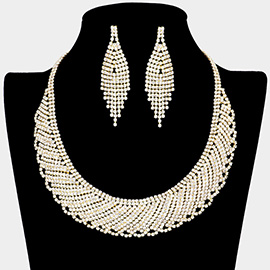 Rhinestone Pave Necklace