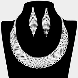 Rhinestone Pave Necklace