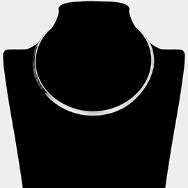 Omega Metal Open Choker Necklace