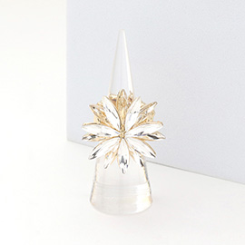 Crystal Marquise Cluster Floral Stretch Ring