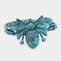 Honey Bee Detailed Magnetic Metal Bracelet 