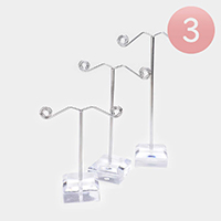 3PCS - Earring Display Stands Holder Organizer