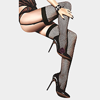 Sexy Mesh Fishnet Thigh Tights