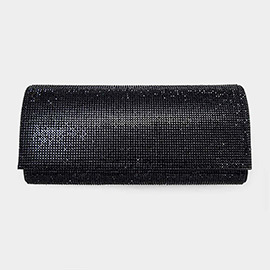 Bling Solid Evening Clutch / Crossbody Bag