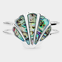 Abalone Shell Hinged Bracelet