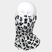 Leopard Print Face Tube Mask / Scarf