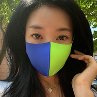 AeroSilver Two Tone Fashion Mask