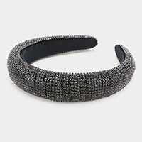 Shiny Stone Pave Elegant Padded Headband