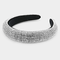 Shiny Stone Pave Elegant Padded Headband
