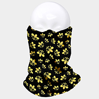 Fleur de Lis Print Seamless Face Tube Mask / Scarf