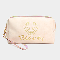 Shell Point Beauty Cosmetic Pouch Bag