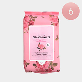 6PCS - Rose Cleansing Wipes