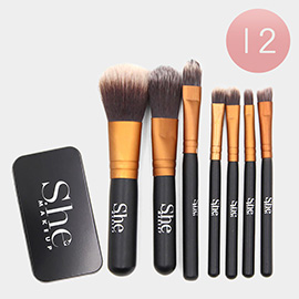 12 Set of 7 - Face and Eye Brush Tool Set