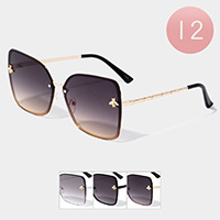 12PCS - Honey Bee Point Wayfarer Sunglasses