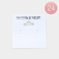 24PCS - Jewelry Display Cards