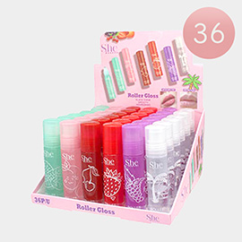36PCS - Roller Lip Glosses