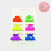 12 Set of 6 - Mini Claw Clips