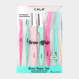 6PCS - Brow Razor Set