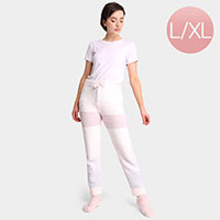 Color Block Soft Loungewear Pants