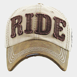 Ride Message Vintage Baseball Cap