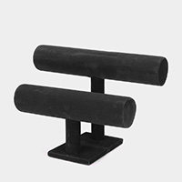 Velvet T-bar Jewelry Display Stand