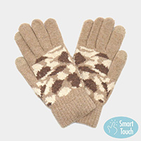 Abstract Patterned Smart Gloves