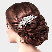 Rhinestone Sprout Hair Comb
