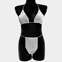 Bling Bra Underwear Body Jewelry Set