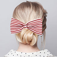 Striped Deft Bun Maker Hair Band