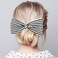 Striped Deft Bun Maker Hair Band