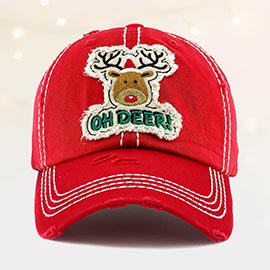Oh Deer! Rudolph Vintage Baseball Cap