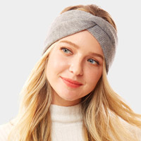 Twisted Knot Solid Earmuff Headband