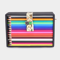 17 Colors Pencil Clutch Bag
