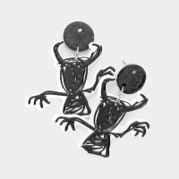 Halloween Devil Dangle Earrings