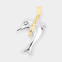 Metal Dolphin Pendant