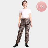 Leopard Patterned Soft Loungewear Pants